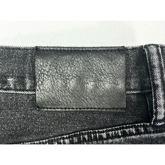 Allsaints Men's Rex Straight Slim Button Fly Black Denim Jeans - Sz 28 (29x31.5) - Picture 4 of 6